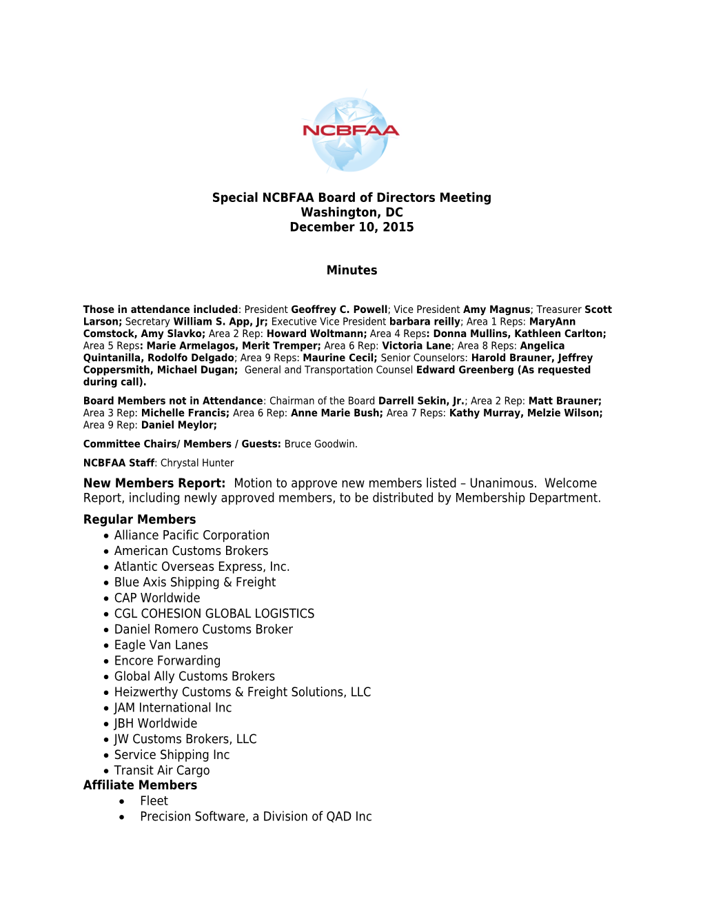 NCBFAA - June Board Mtg Minute (00339845)