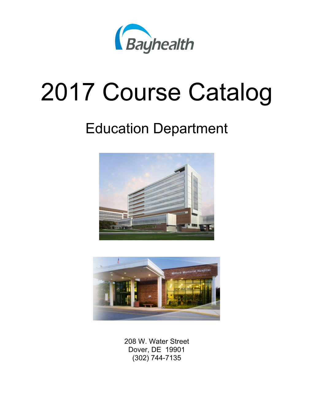 2017 Course Catalog