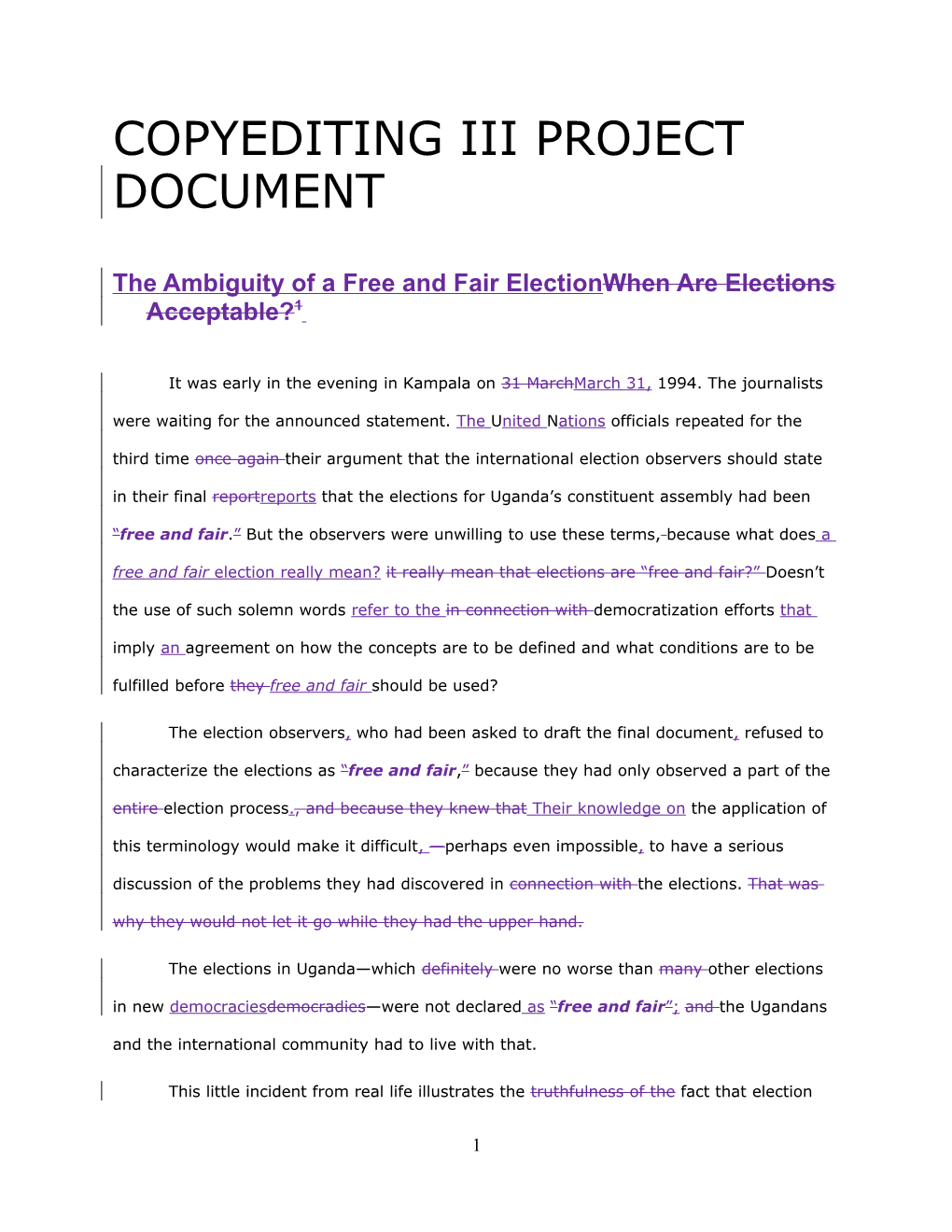 Copyediting Iii Project Document