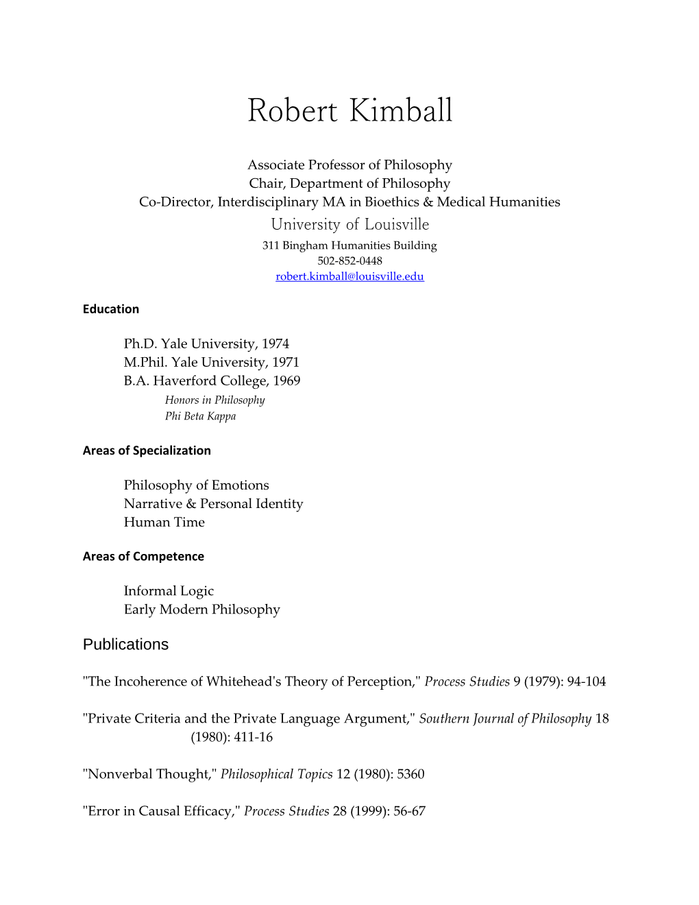 Robert Kimball