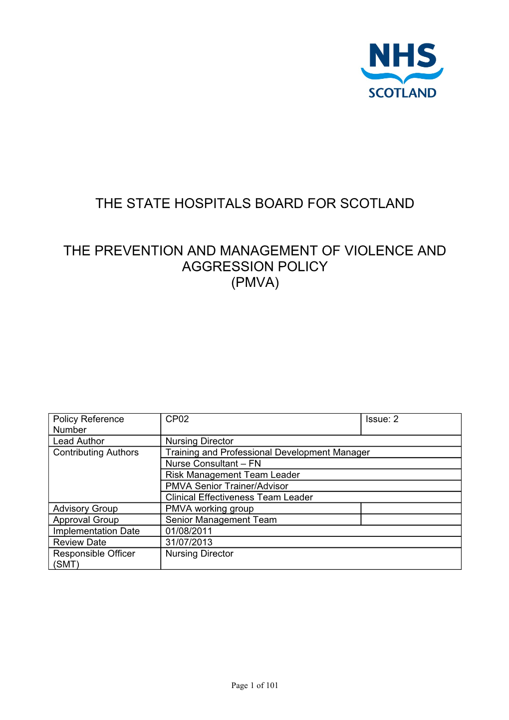 The State Hospitals Board for Scotland