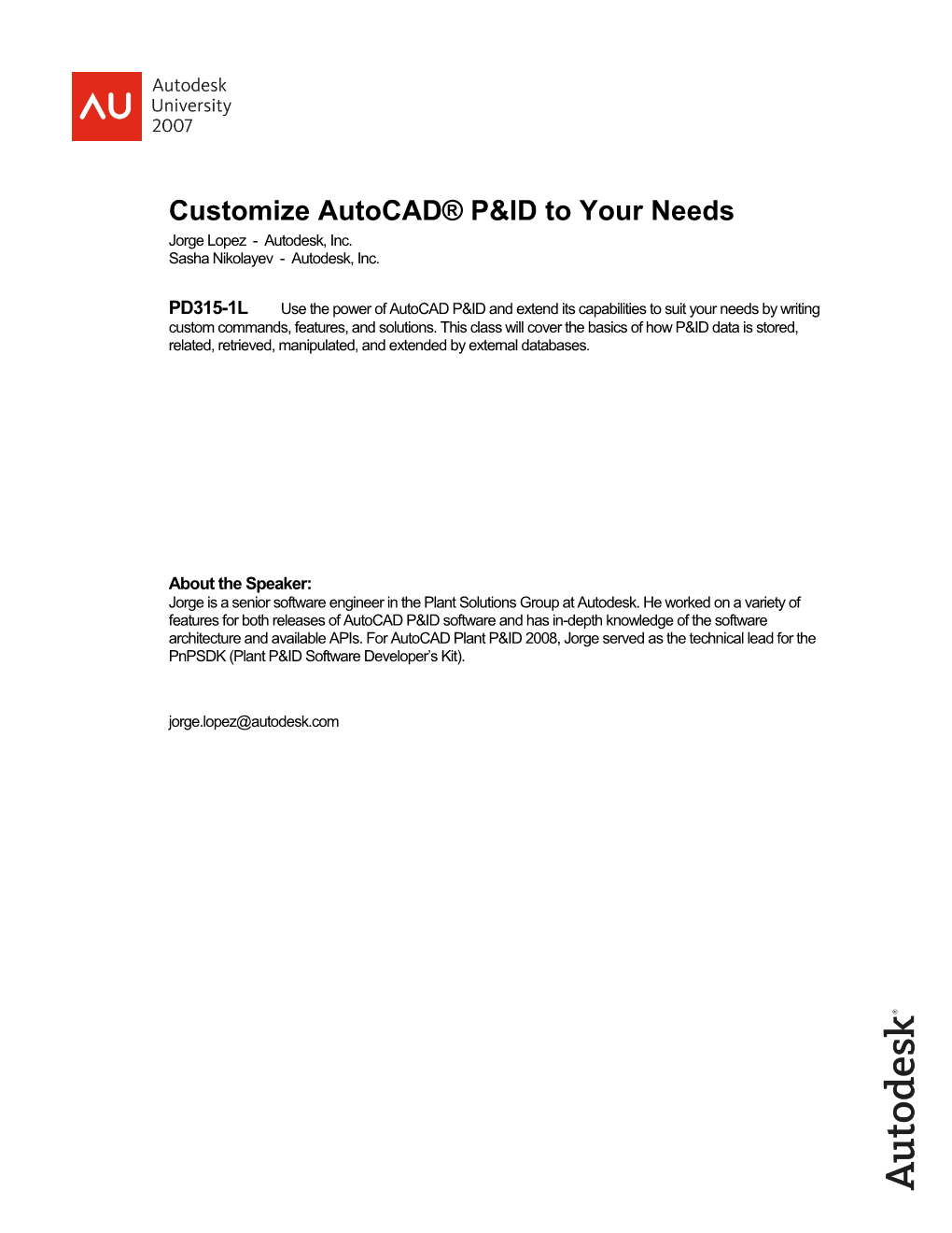 Customize Autocad P&ID to Your Needs