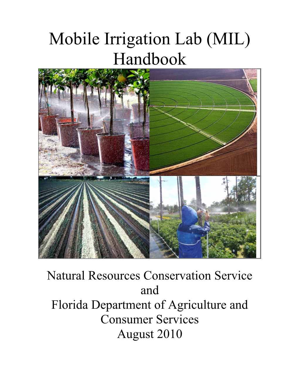 Mobile Irrigation Lab (MIL) Handbook