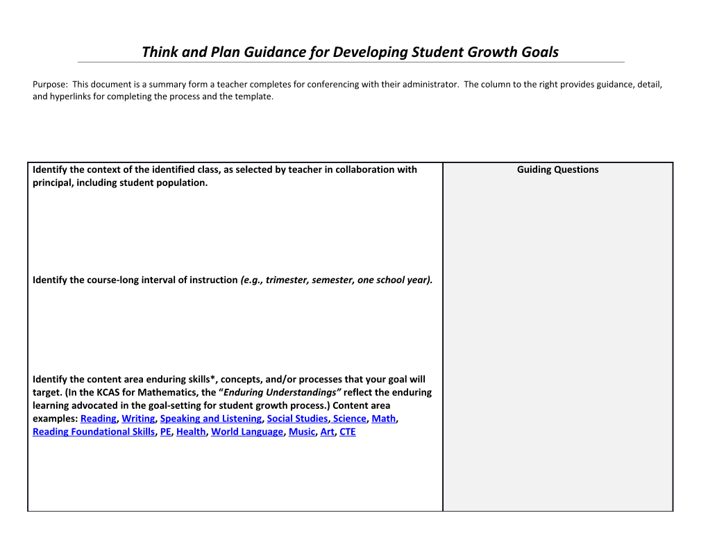 Think and Plan Tool with Guiding Questions - Feb. 17