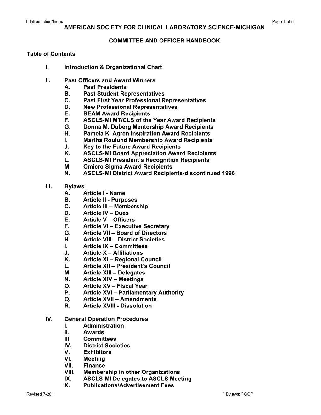 Michigan Society for Clinical Laboratory Science