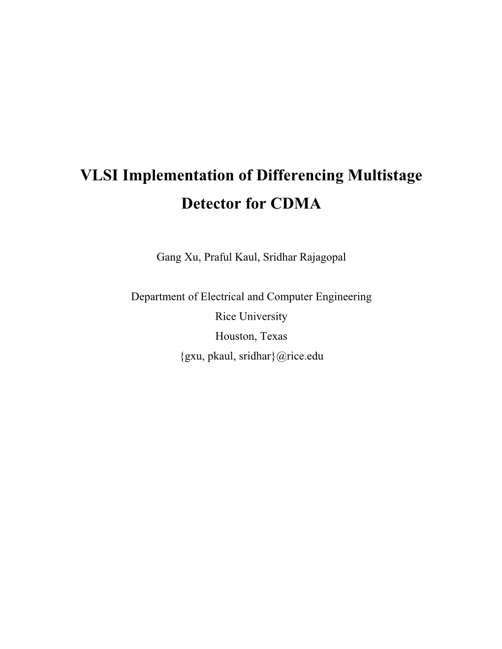 Implementing Multicast in a Software Emulation