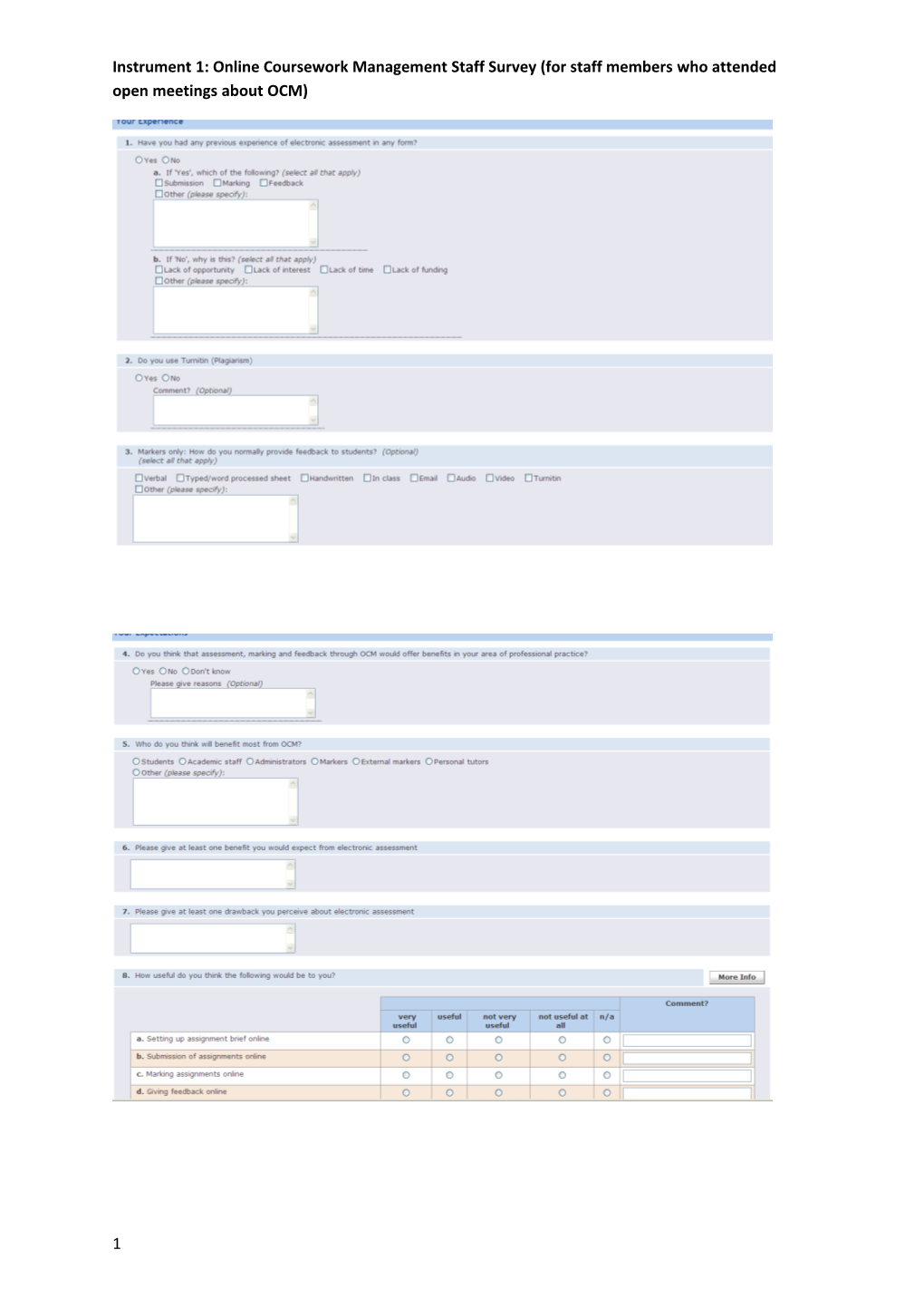 Instrument 2: Semi-Structured Interviews with OCM Project Board Members