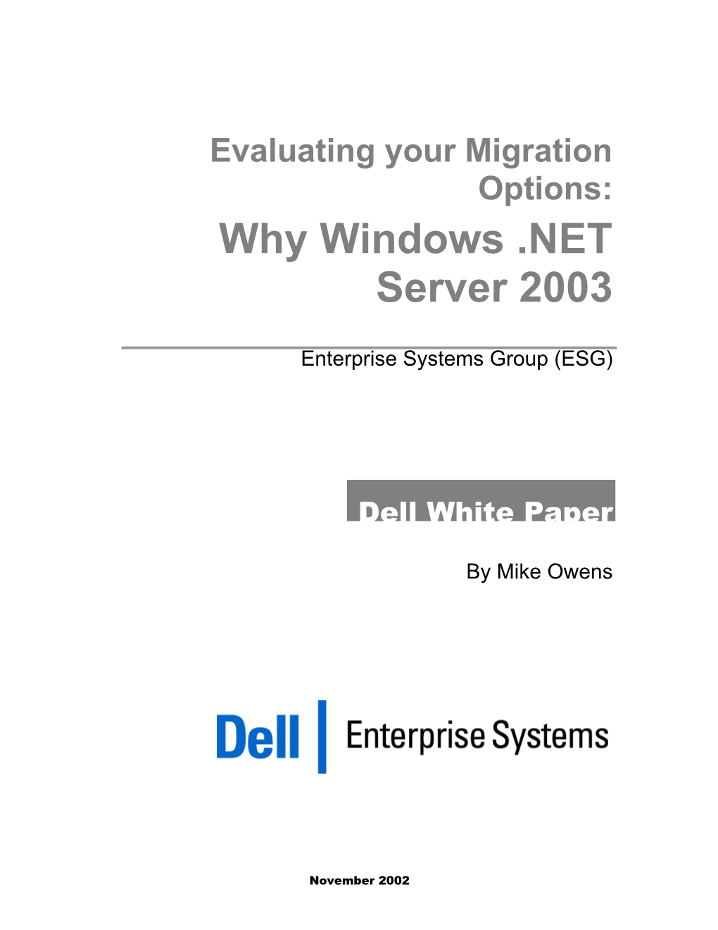 Evaluating Your Migration Options