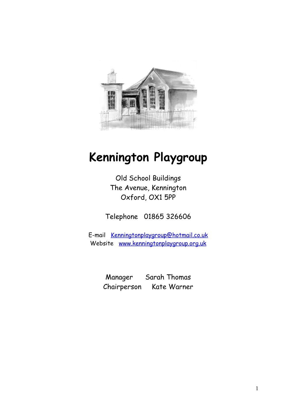 Kennington Playgroup