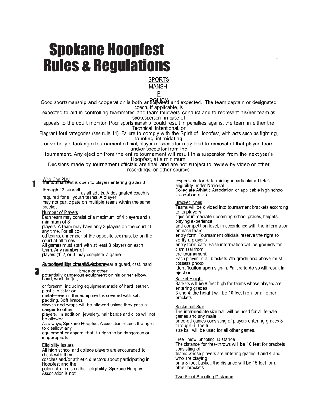 Rules& Regulationstm