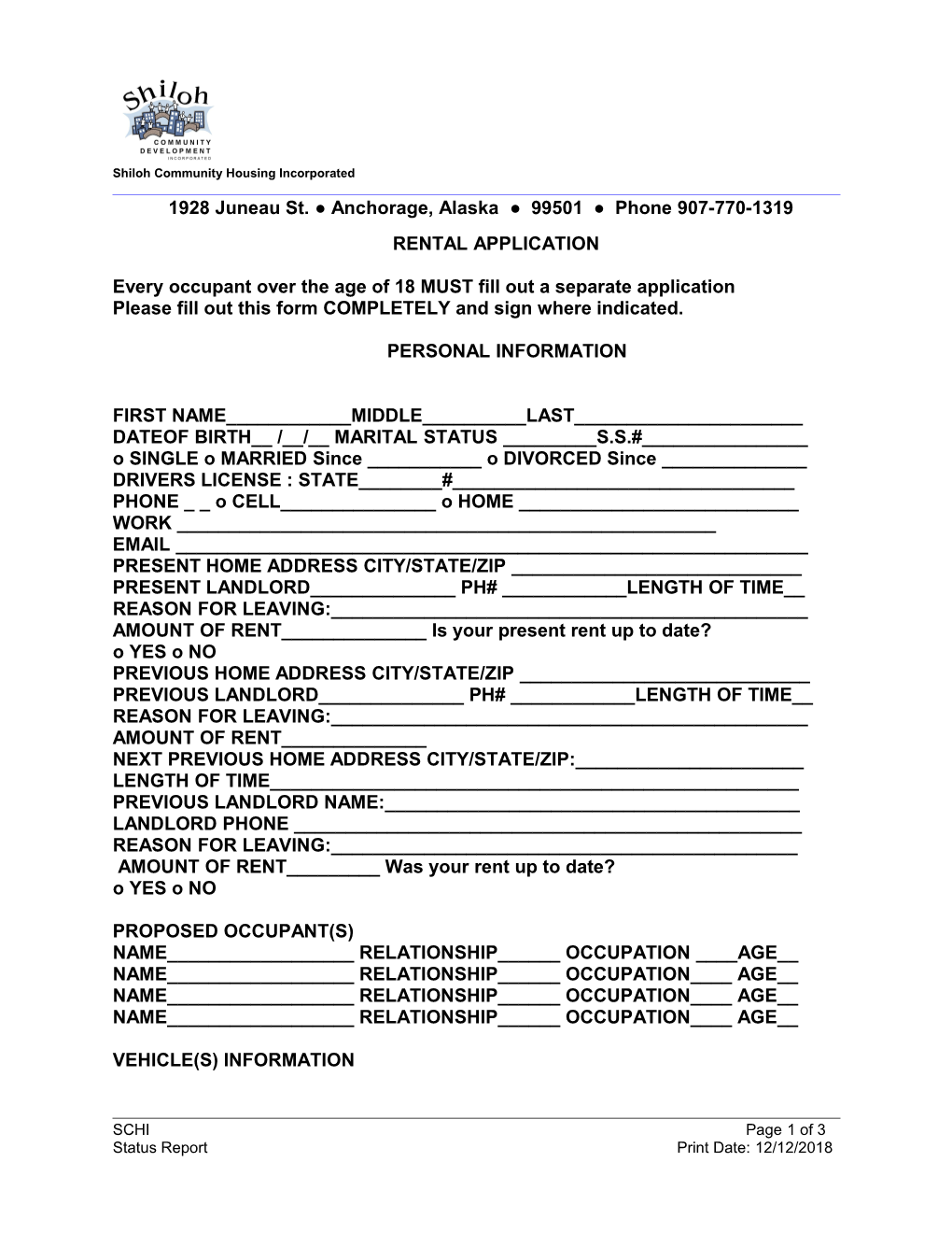 Stake Holder Requirements