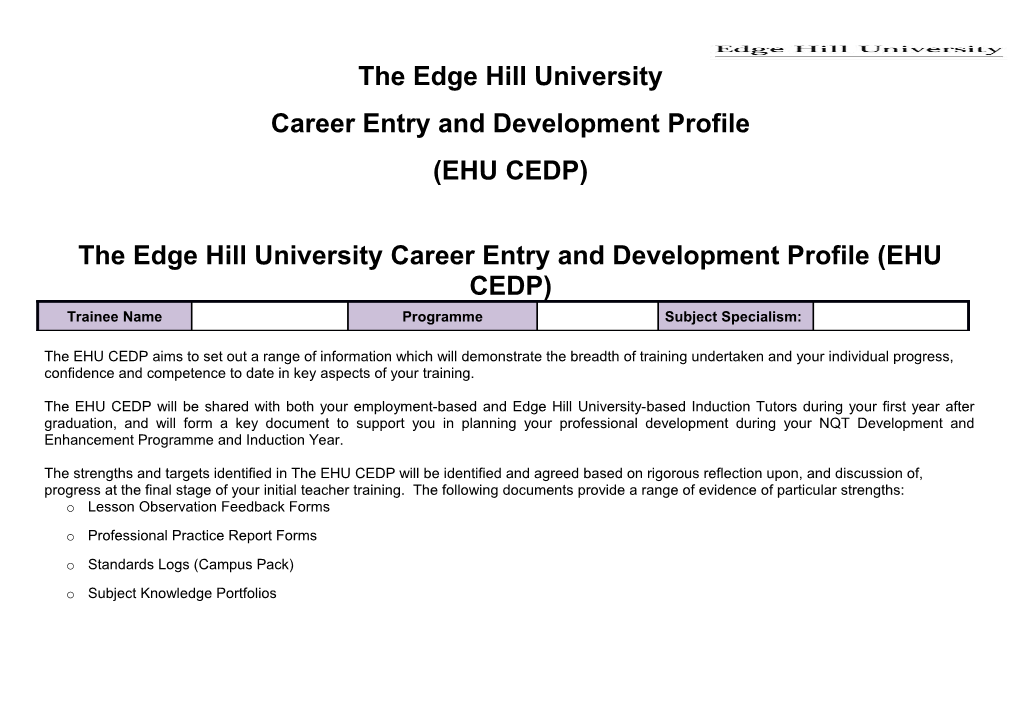 The Edge Hill University