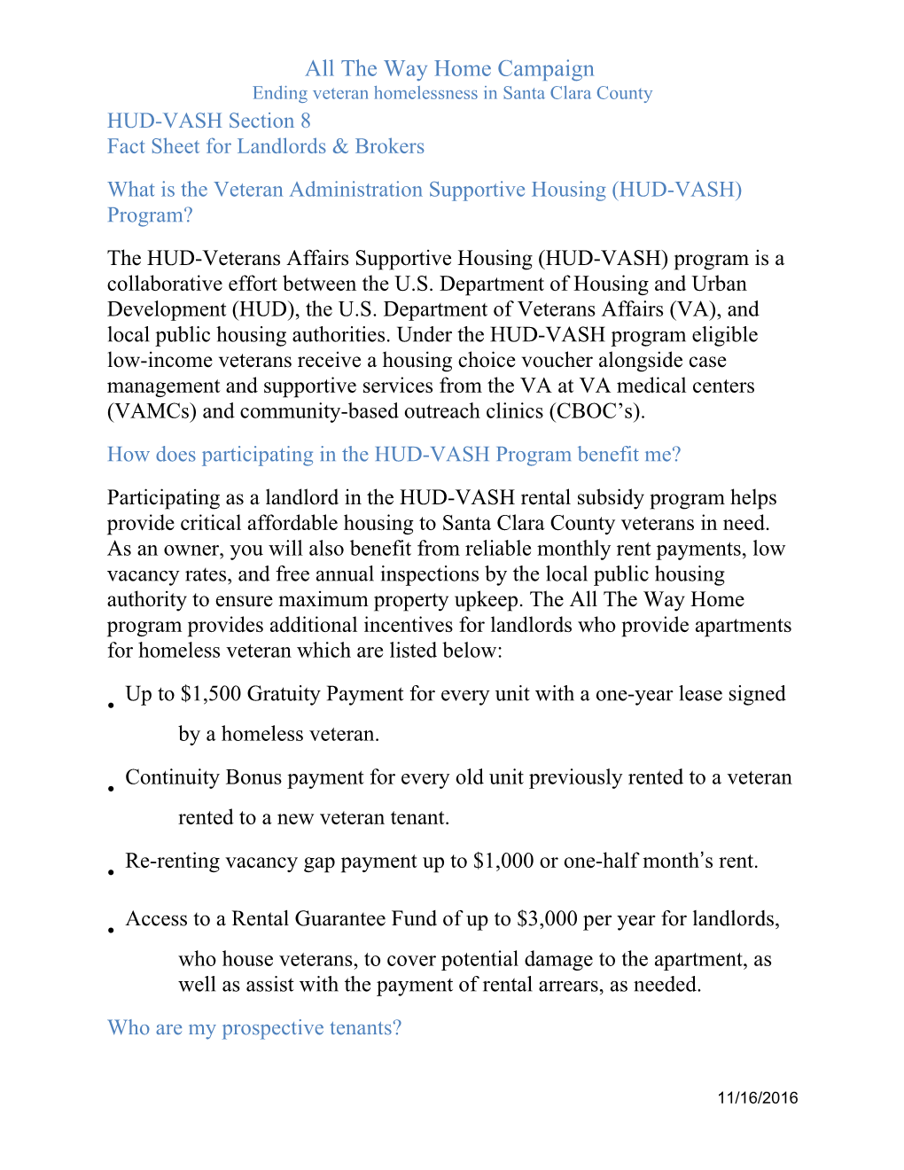 What Is the Veteran Administration Supportive Housing (HUD-VASH) Program?