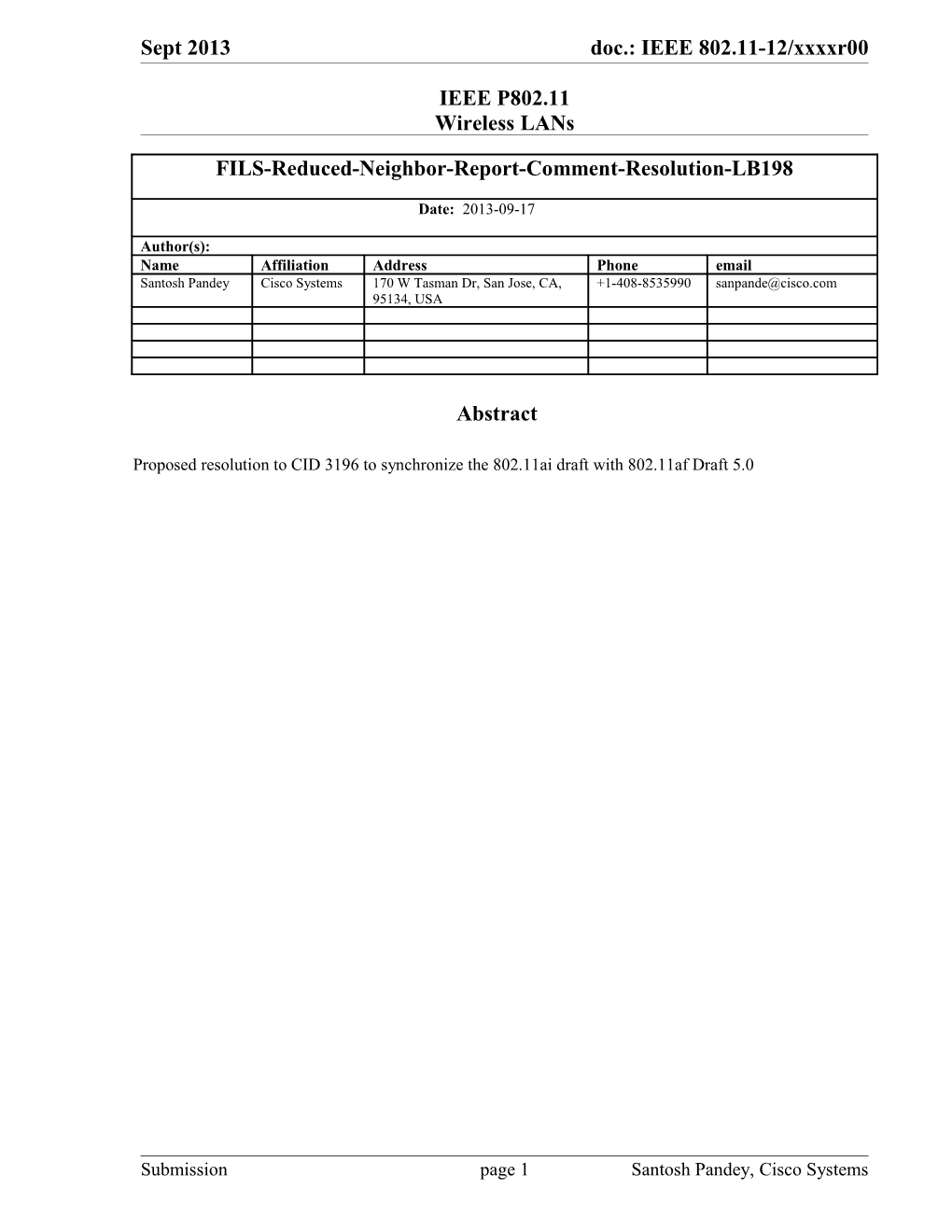 This Amendment S Baseline Is IEEE 802.11-2012