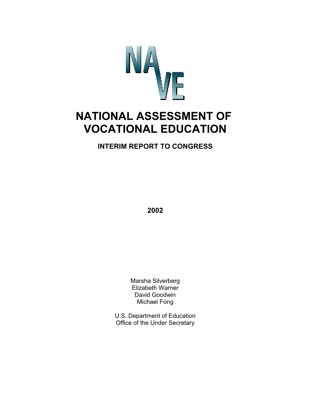 National Assessment of Vocational Education