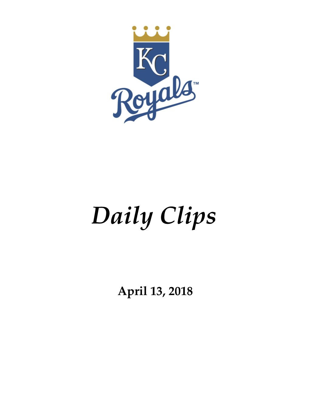 Royals' Bats Can't Back Kennedy in Defeat