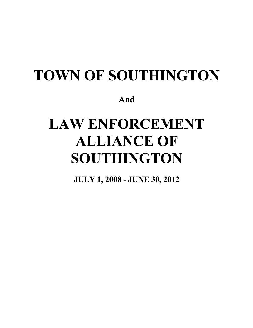 Law Enforcement Alliance of Southington