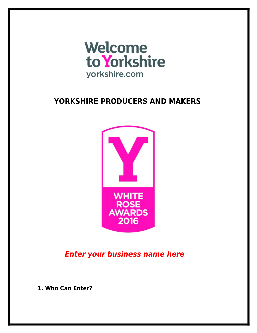 Yorkshire Producers and Makers