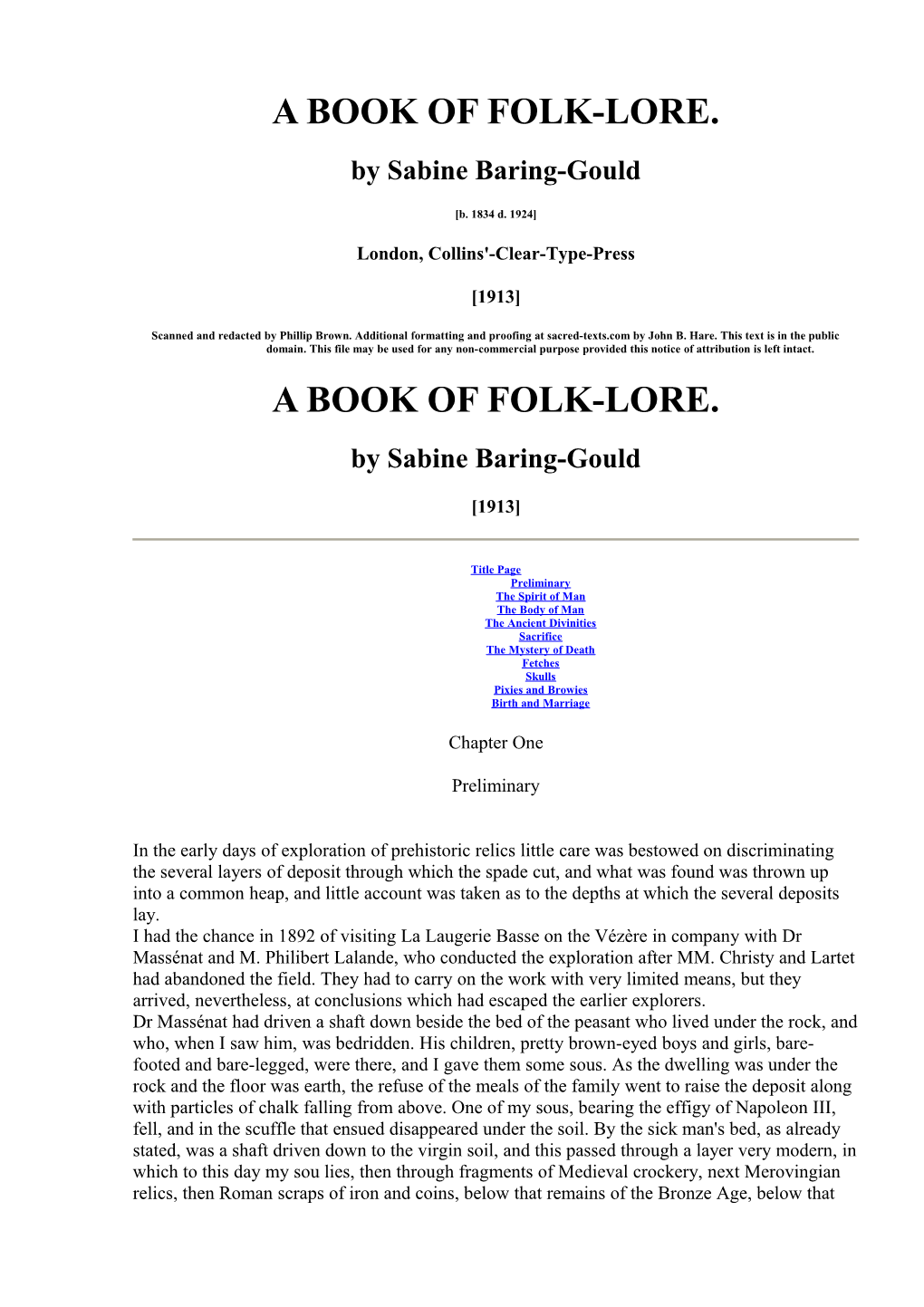 A Book of Folk-Lore