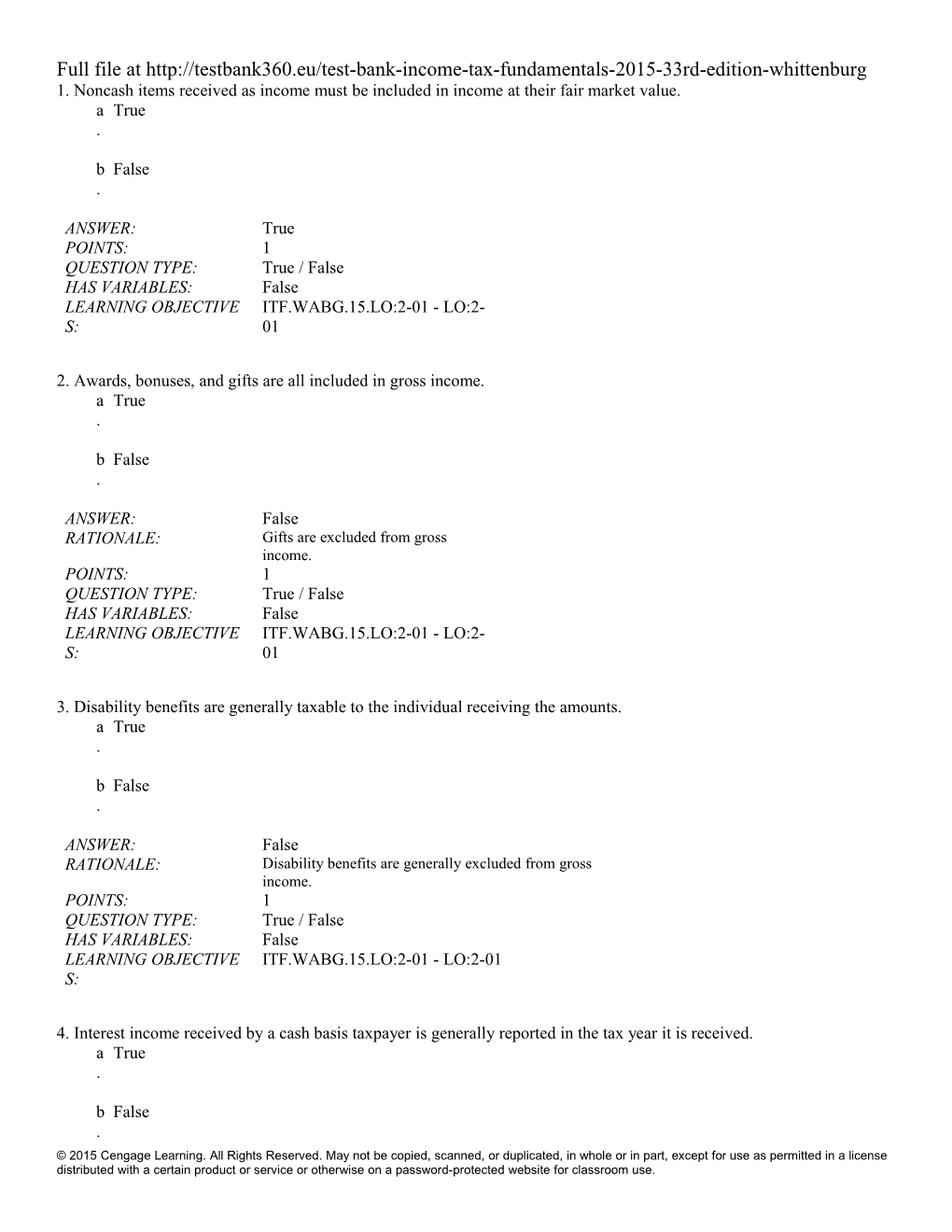 Ch 02 - Gross Income and Exclusions