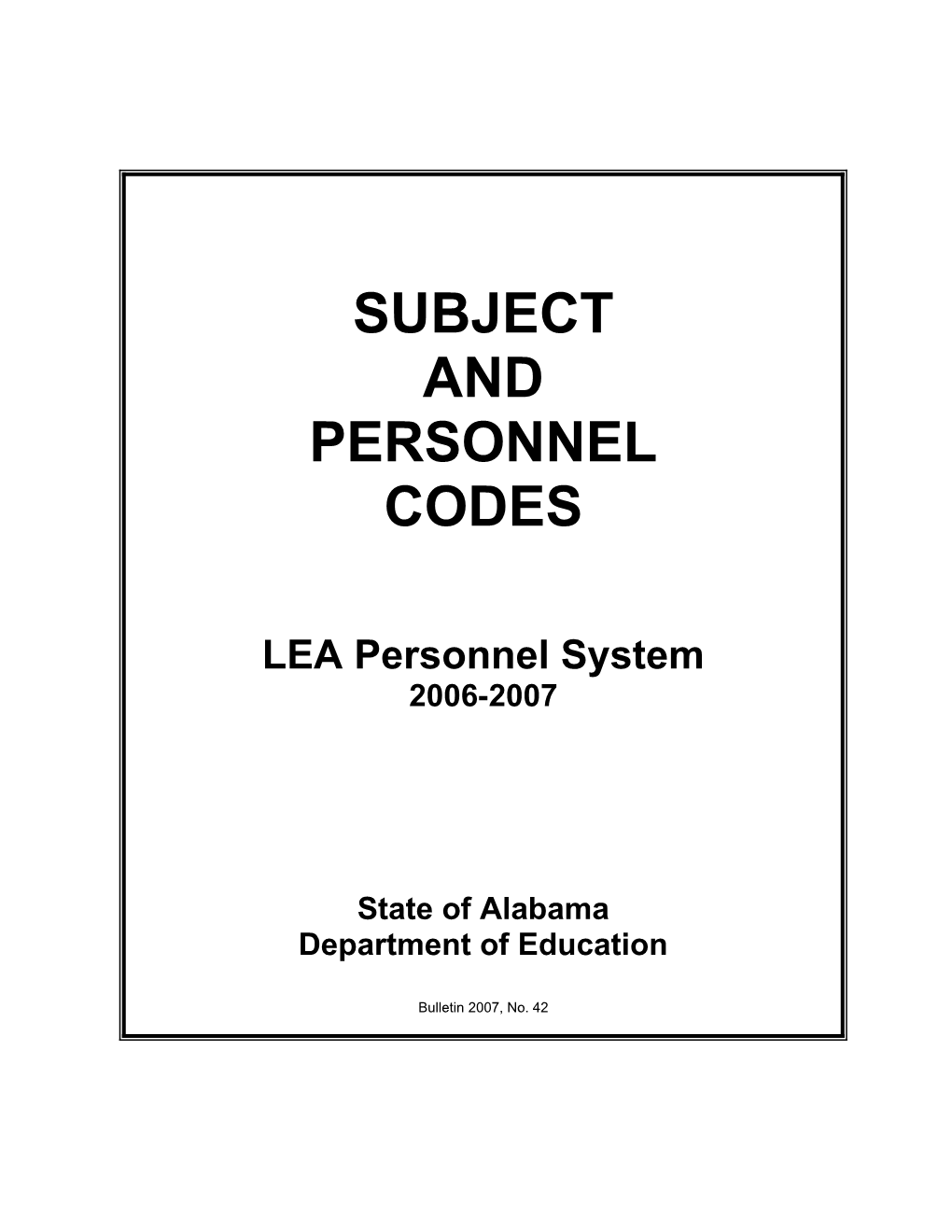 LEA Personnel System