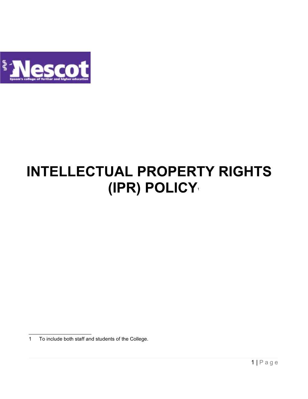 Student IP Policy