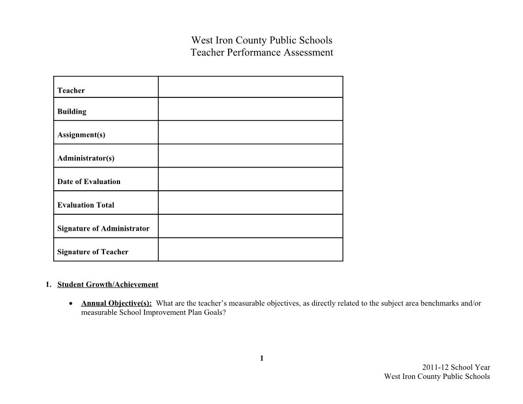 West Iron County Public Schools