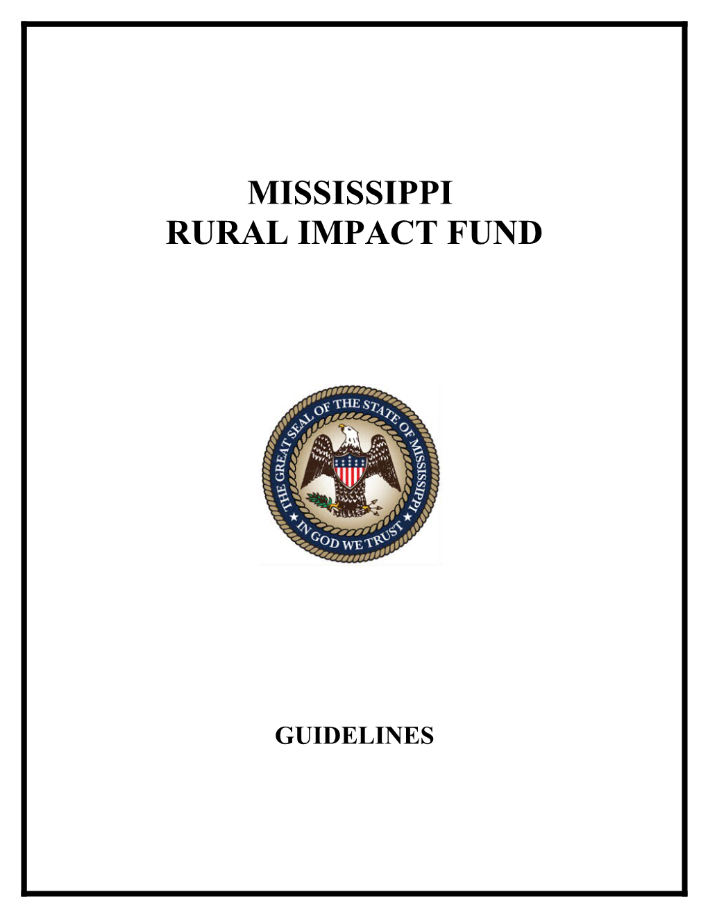 Rural Impact Fund Program