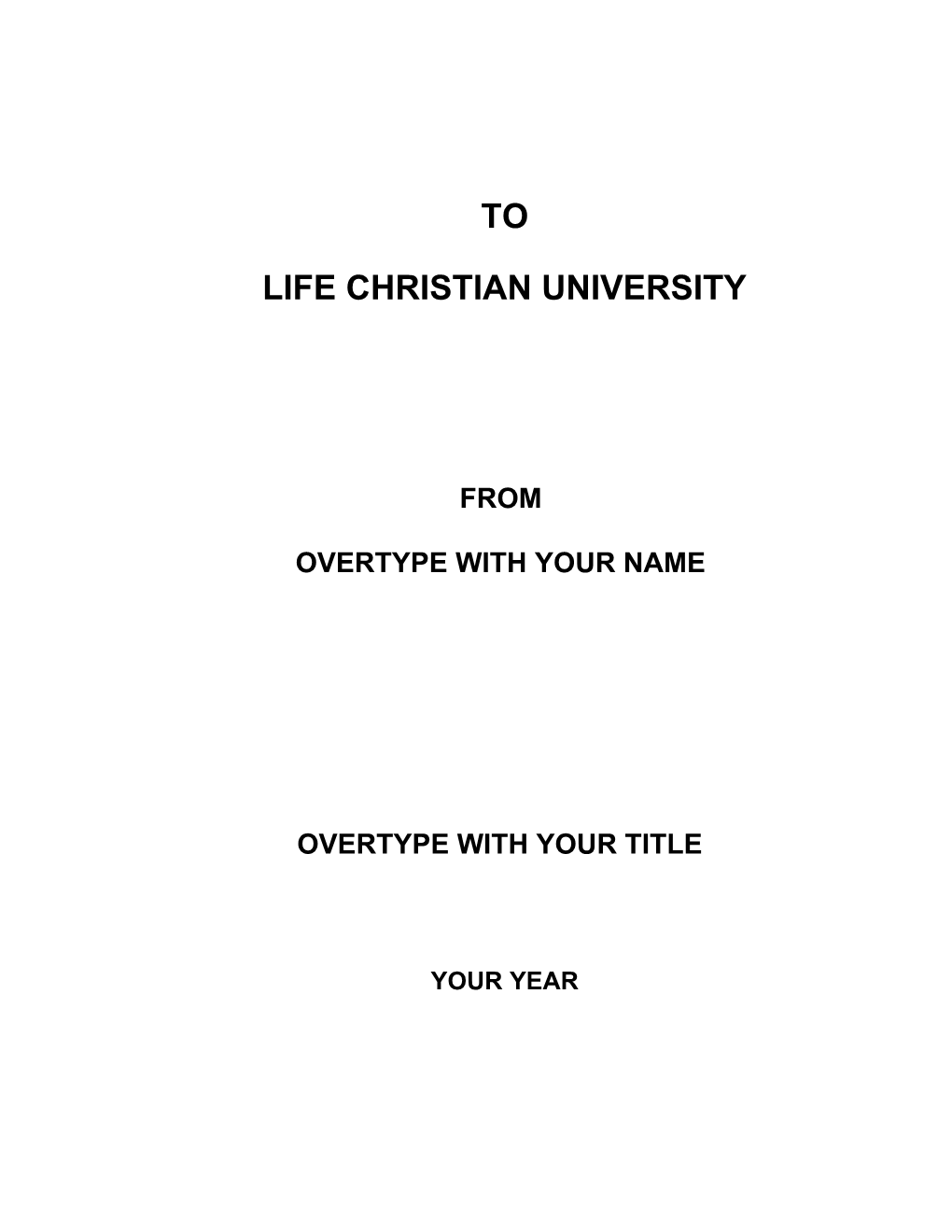 Life Christian University