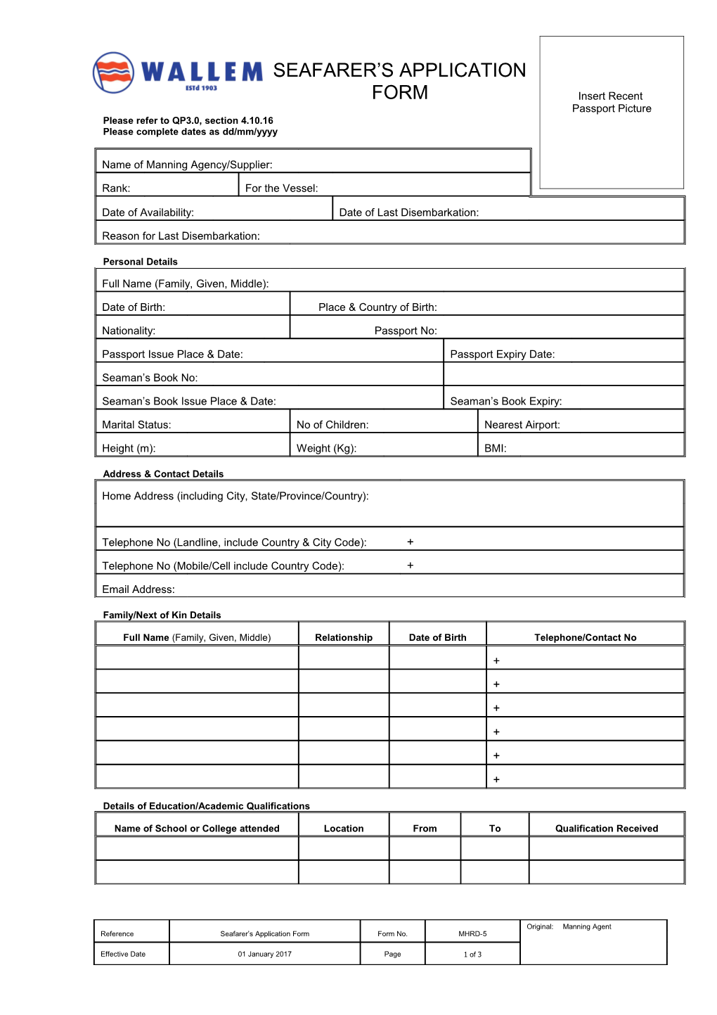 Wsm Hk Fleet Personnel New Staff Induction Checklist