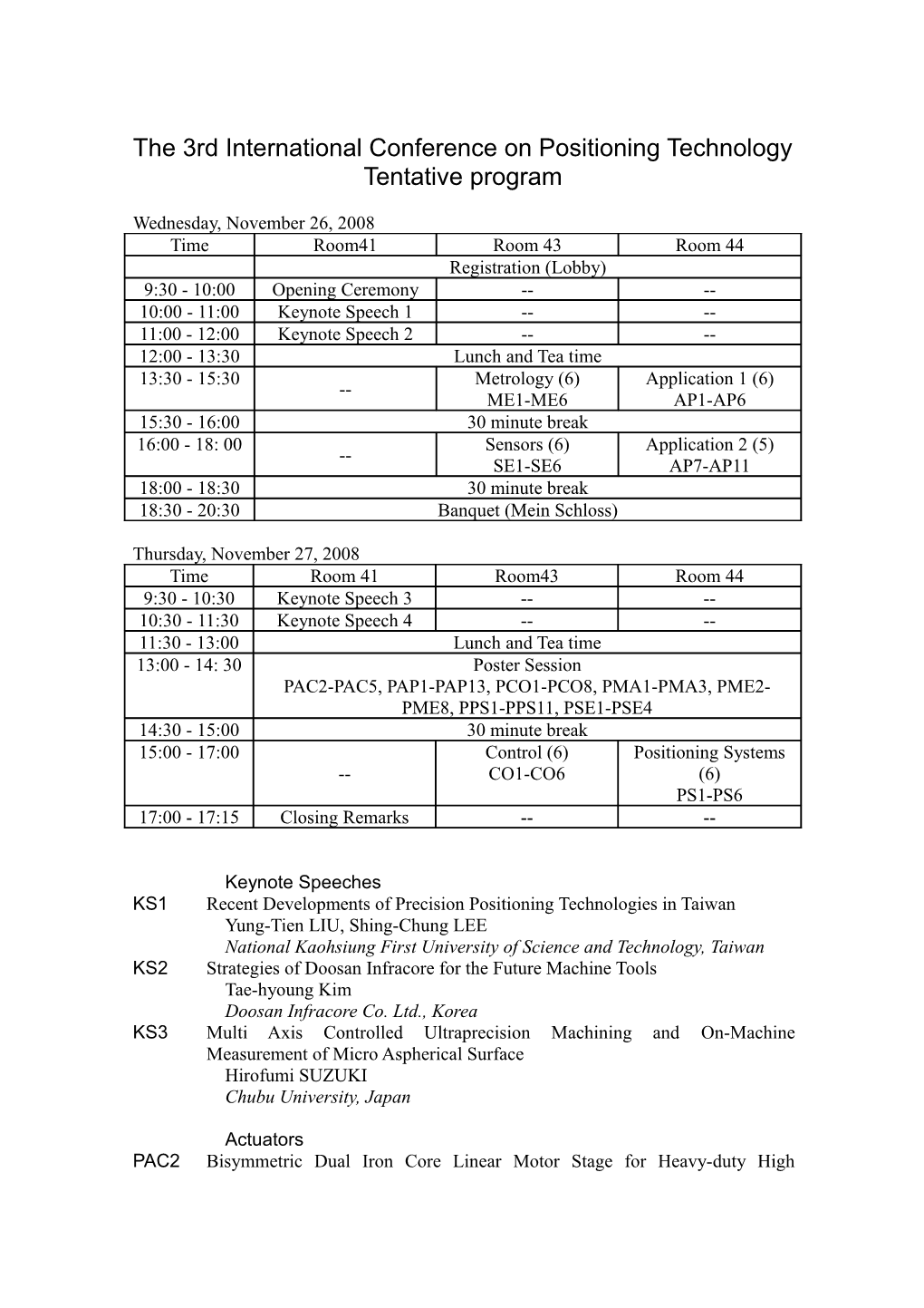 The 3Rd International Conference on Positioning Technology