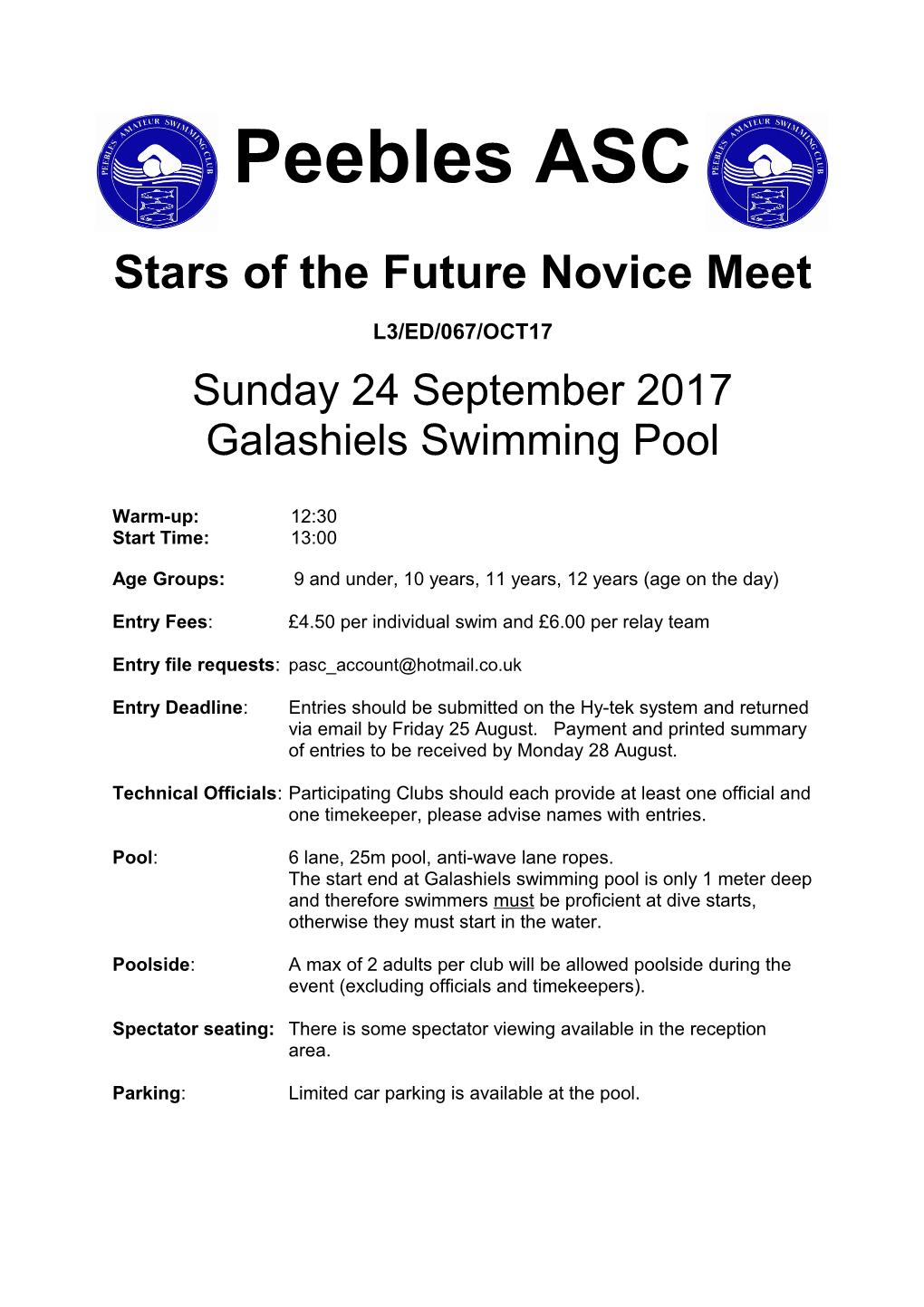 Stars of the Future Novice Meet
