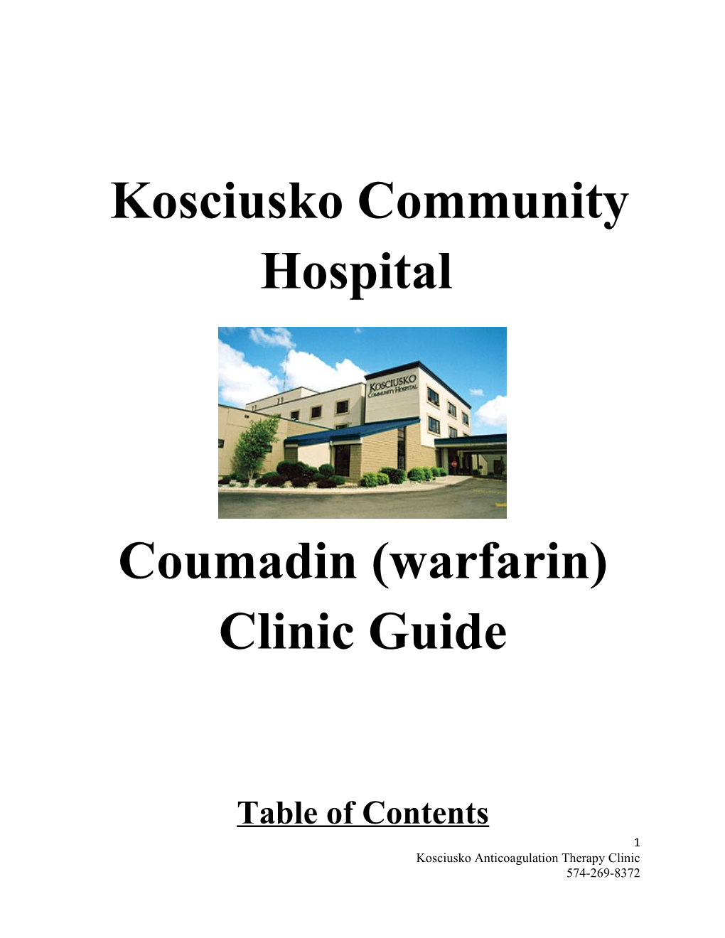 Kosciusko Community Hospital