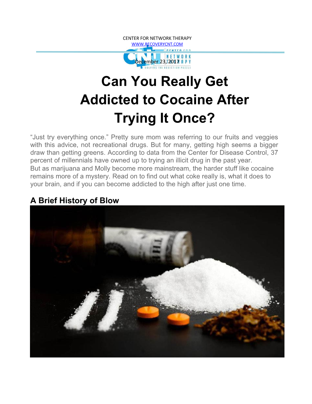 Can You Really Get Addicted to Cocaine After Trying It Once?