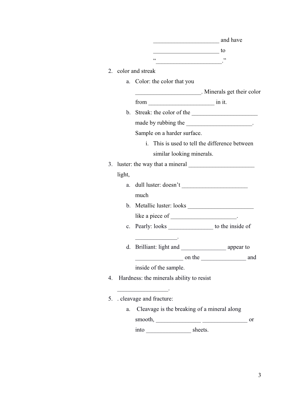 BJU Science 5 Notes Ch