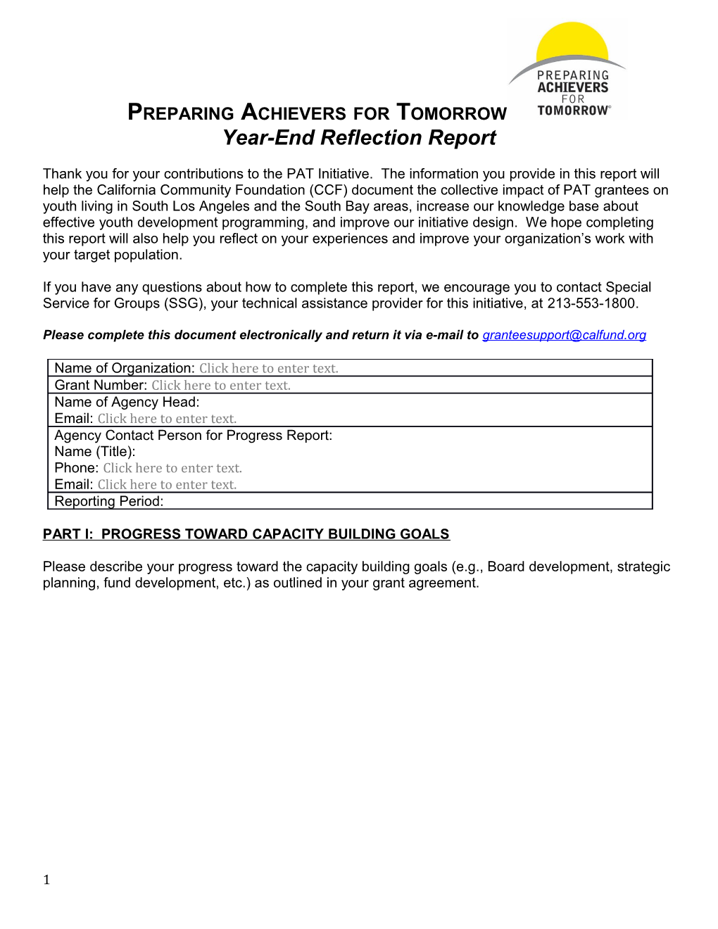 Year-End Reflection Report
