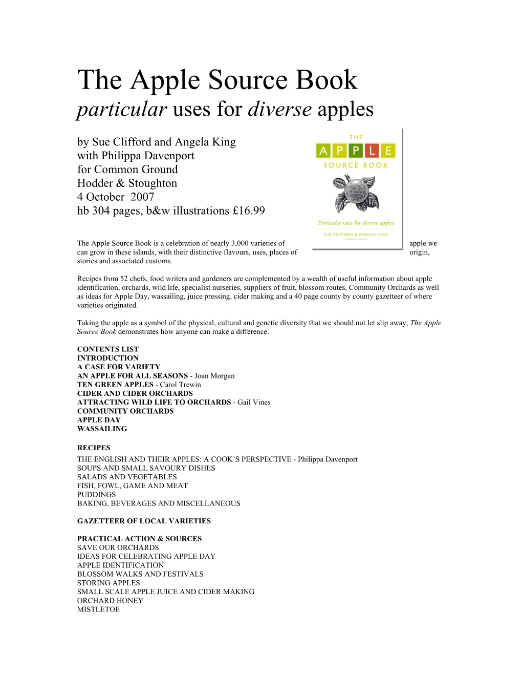 The Apple Source Book