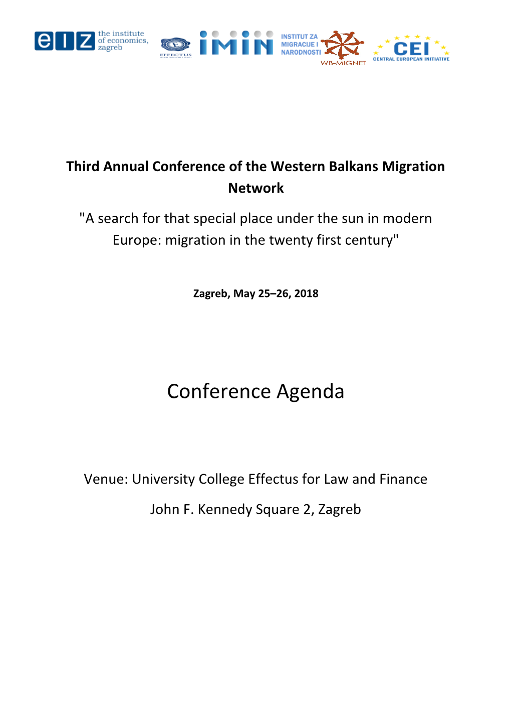Third Annual Conference of the Western Balkans Migration Network