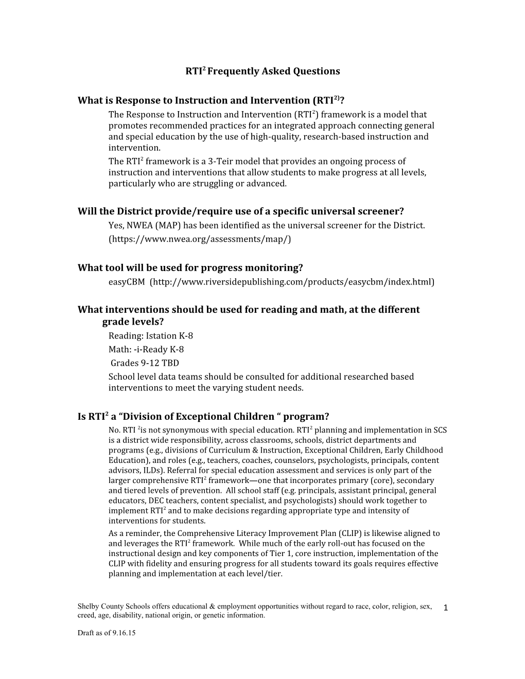 What Is Response to Instruction and Intervention (RTI2)?