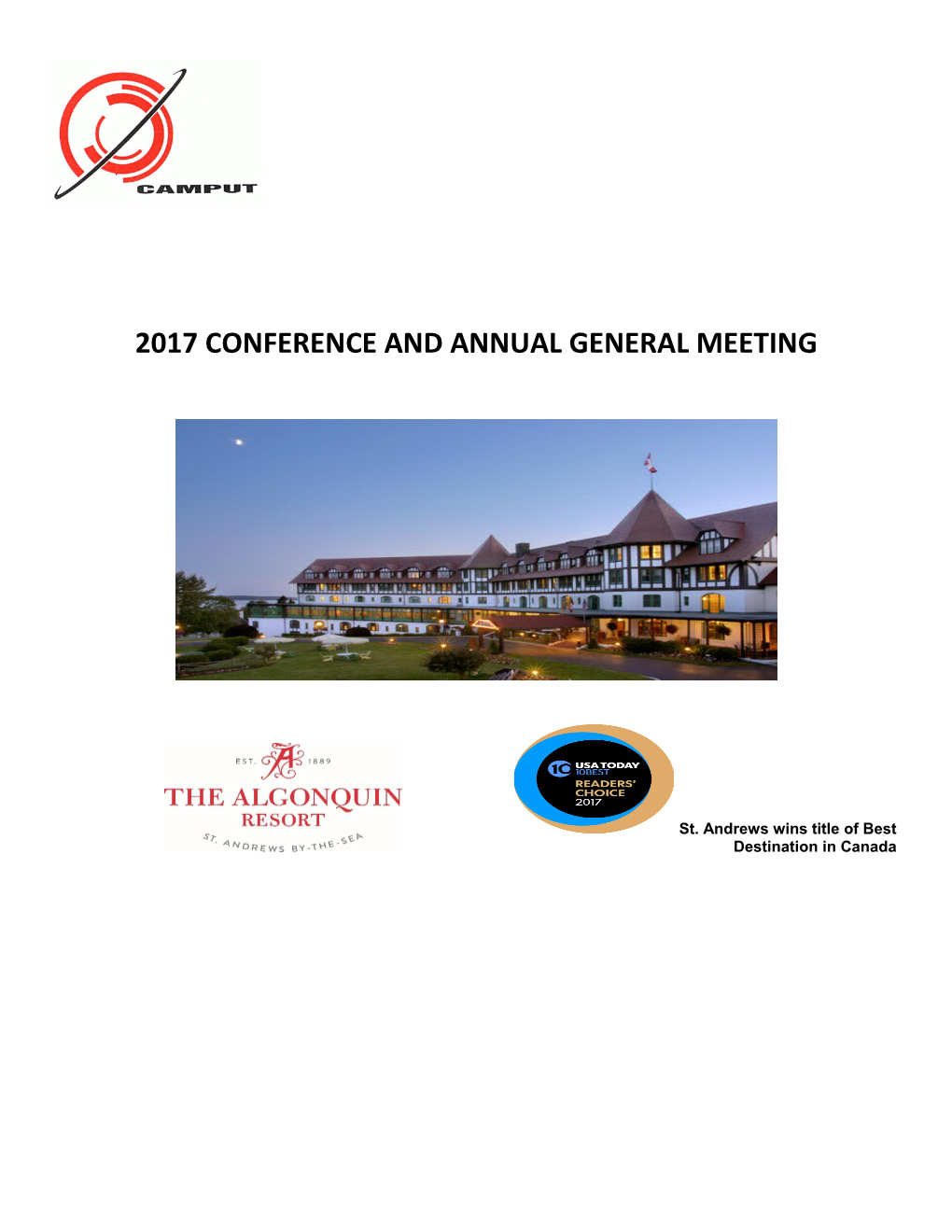2017 Conference and Annual General Meeting
