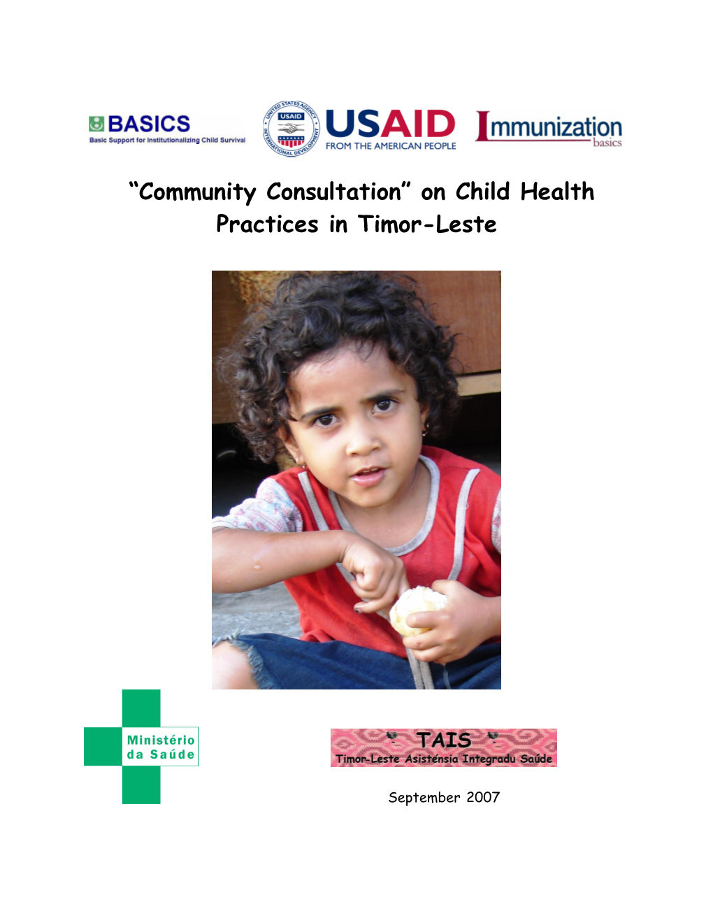 Community Consultation on Child Health Practices in Timor-Leste
