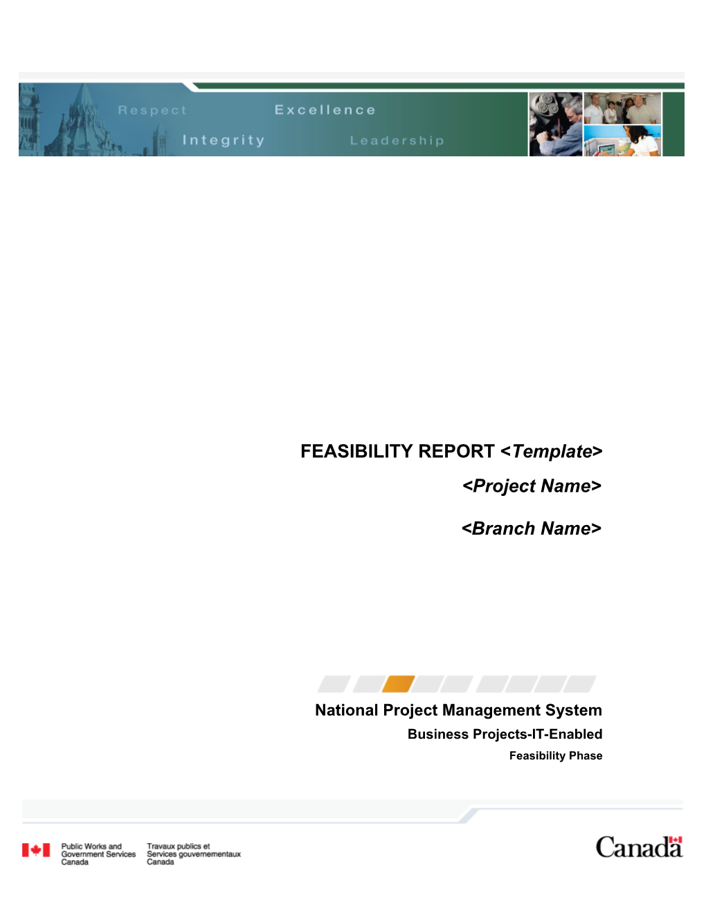 &lt;Project Name&gt;Feasibility Report