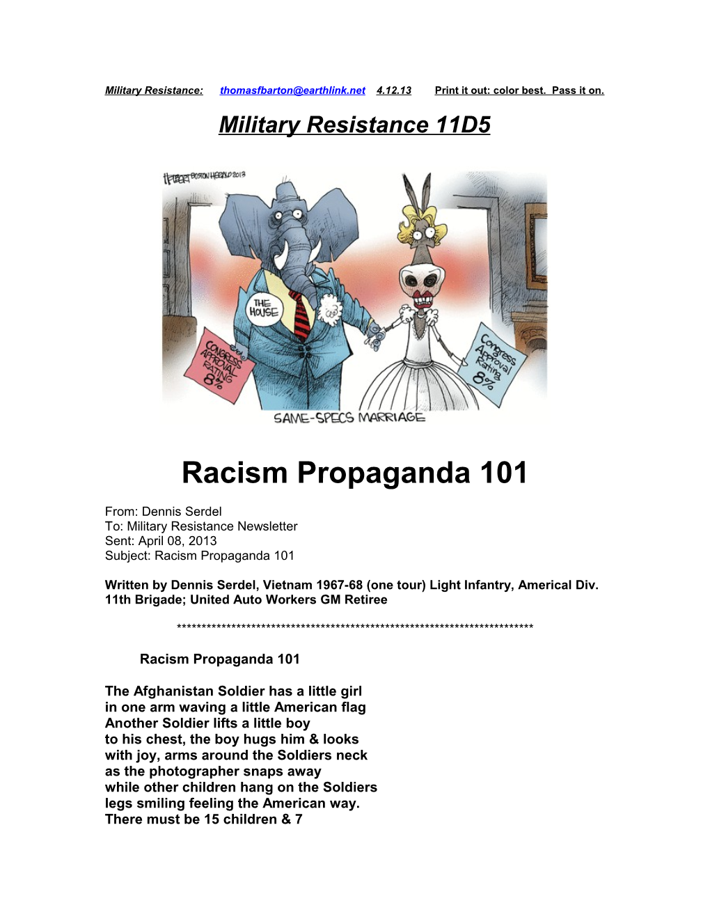 Military Resistance 11D5