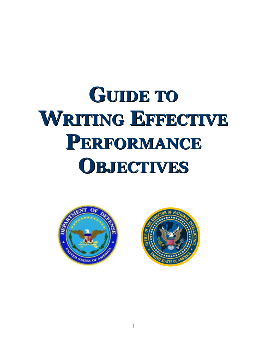 Performance Objective Criteria