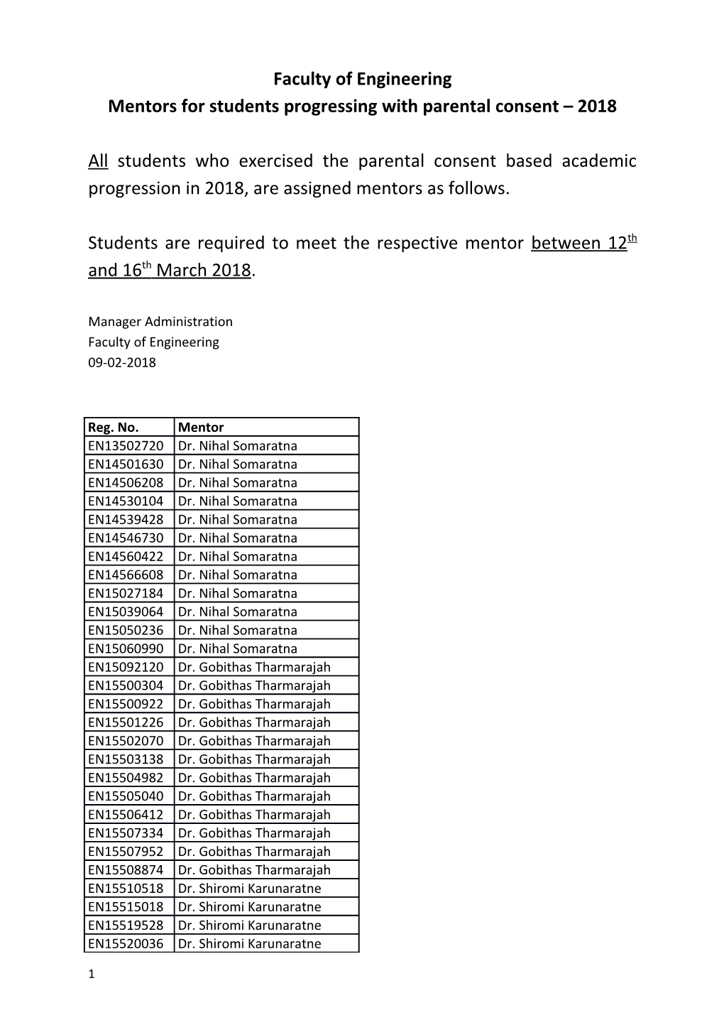 Mentors for Students Progressing with Parental Consent 2018