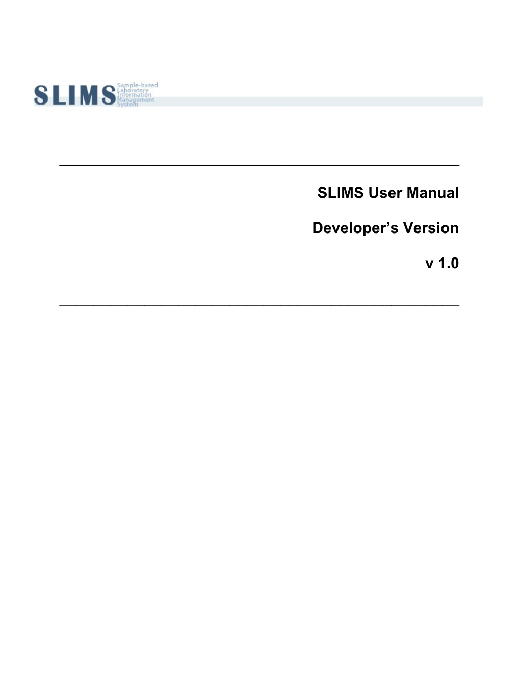 SIMS User Manual V1