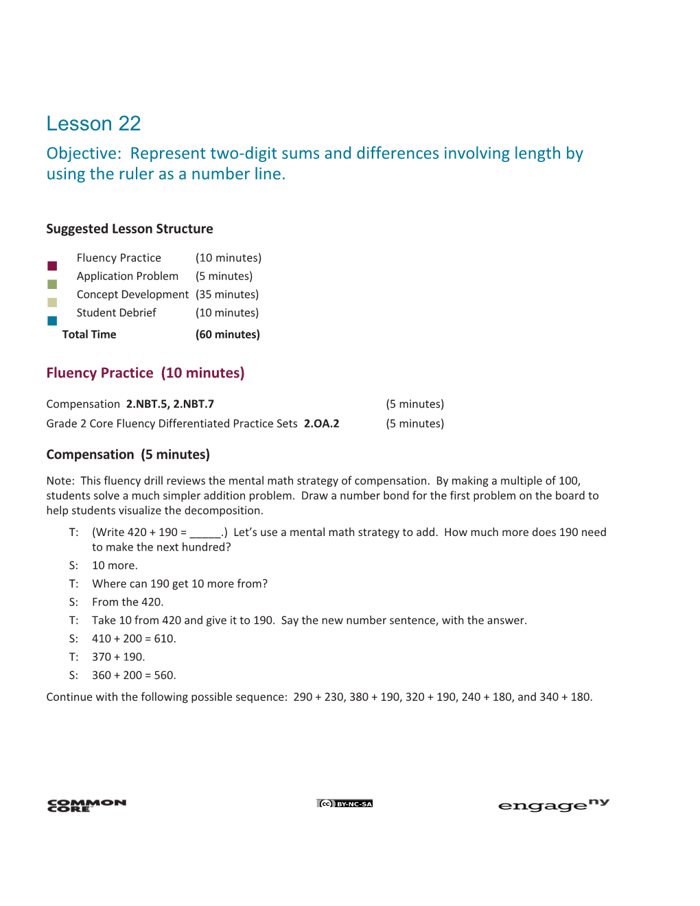 Objective: Represent Two-Digit Sums and Differences Involving Length by Using the Ruler