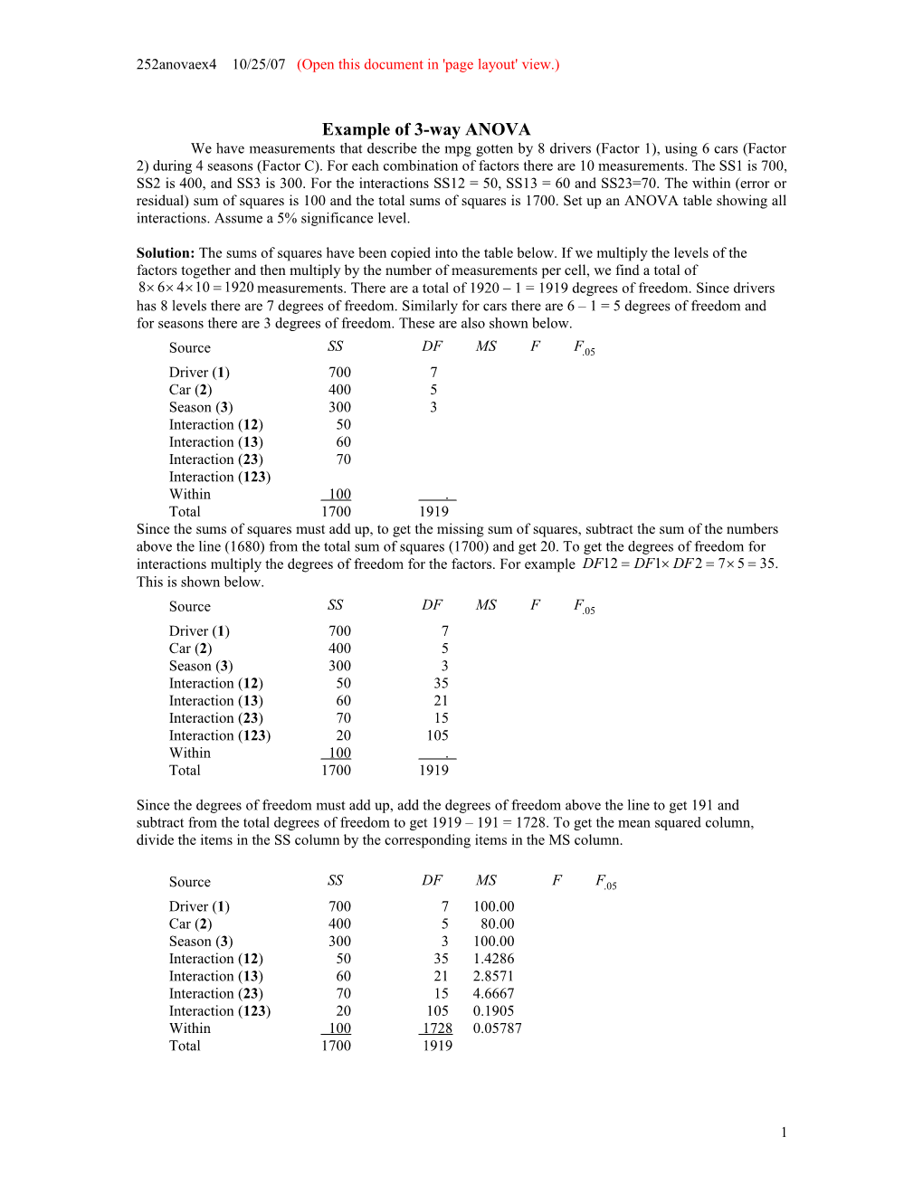 252Anovaex4 10/25/07 (Open This Document in 'Page Layout' View.)