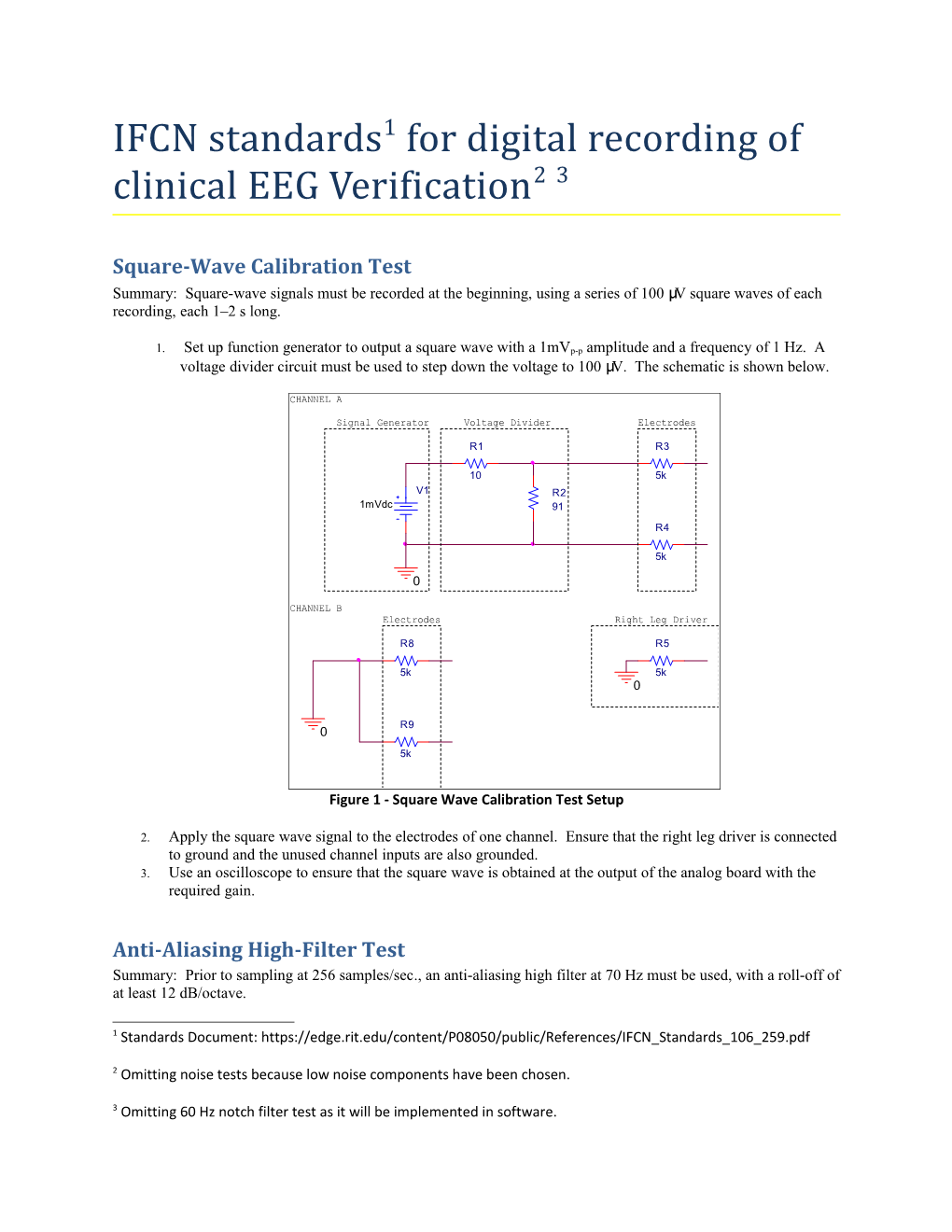 IFCN Standards 1 for Digital Recording of Clinical EEG Verification 2 3