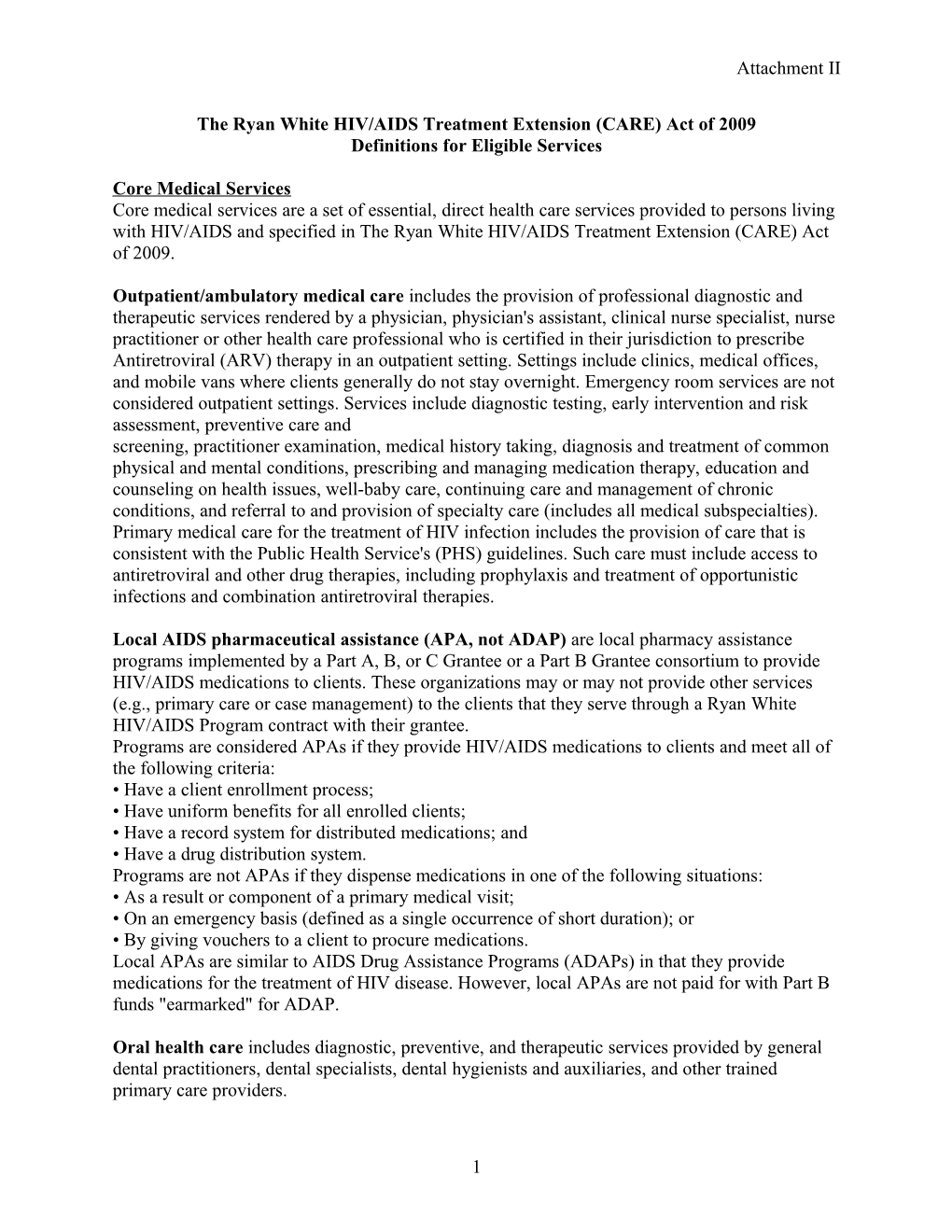Ryan White HIV/AIDS Treatment Modernization Act of 2006